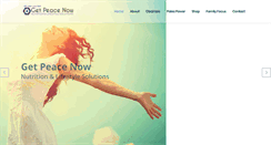 Desktop Screenshot of getpeacenow.com